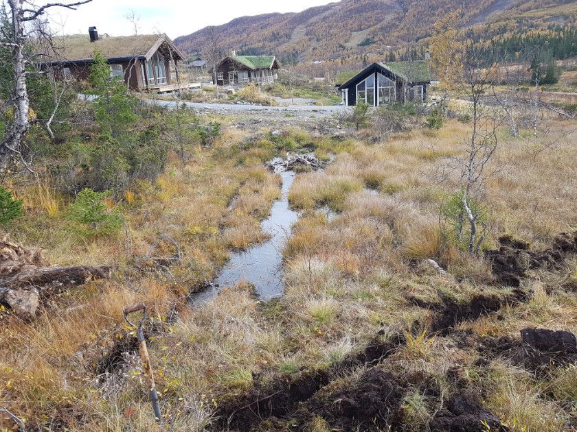 Endret bekkeløp og skadet myr etter utbygging